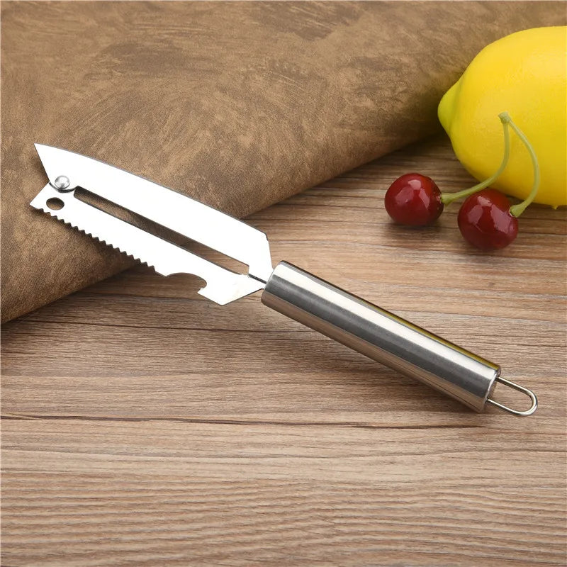 3 in1 Potatoes Apple Peeler Food Manual Paring Knife Vegetable Fruit Tools Bottle Opener Home Essentials Kitchen Accessories