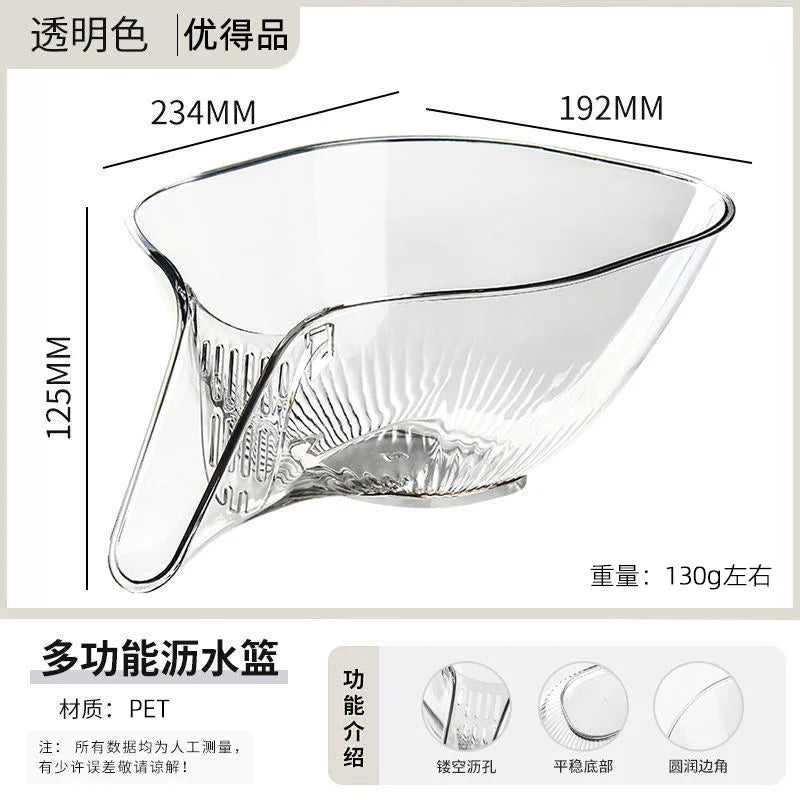 Kitchen Accessories Novel Offer Items Home Washing Dishes Acceesories Useful Things Essentials Fruit Bowl Equipment Sink Basket