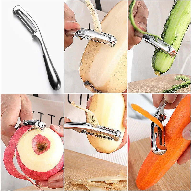 High-quality peeler for kitchen stainless steel rotating blade peeler super sharp fruit potato carrot essential kitchen tool