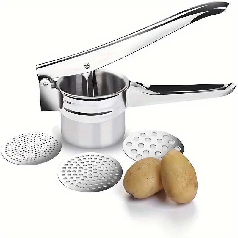 Kitchen vegetable masher with non-slip handle, manual fruit masher, vegetable masher, kitchen supplies, kitchen gadgets