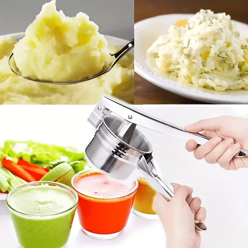 Kitchen vegetable masher with non-slip handle, manual fruit masher, vegetable masher, kitchen supplies, kitchen gadgets