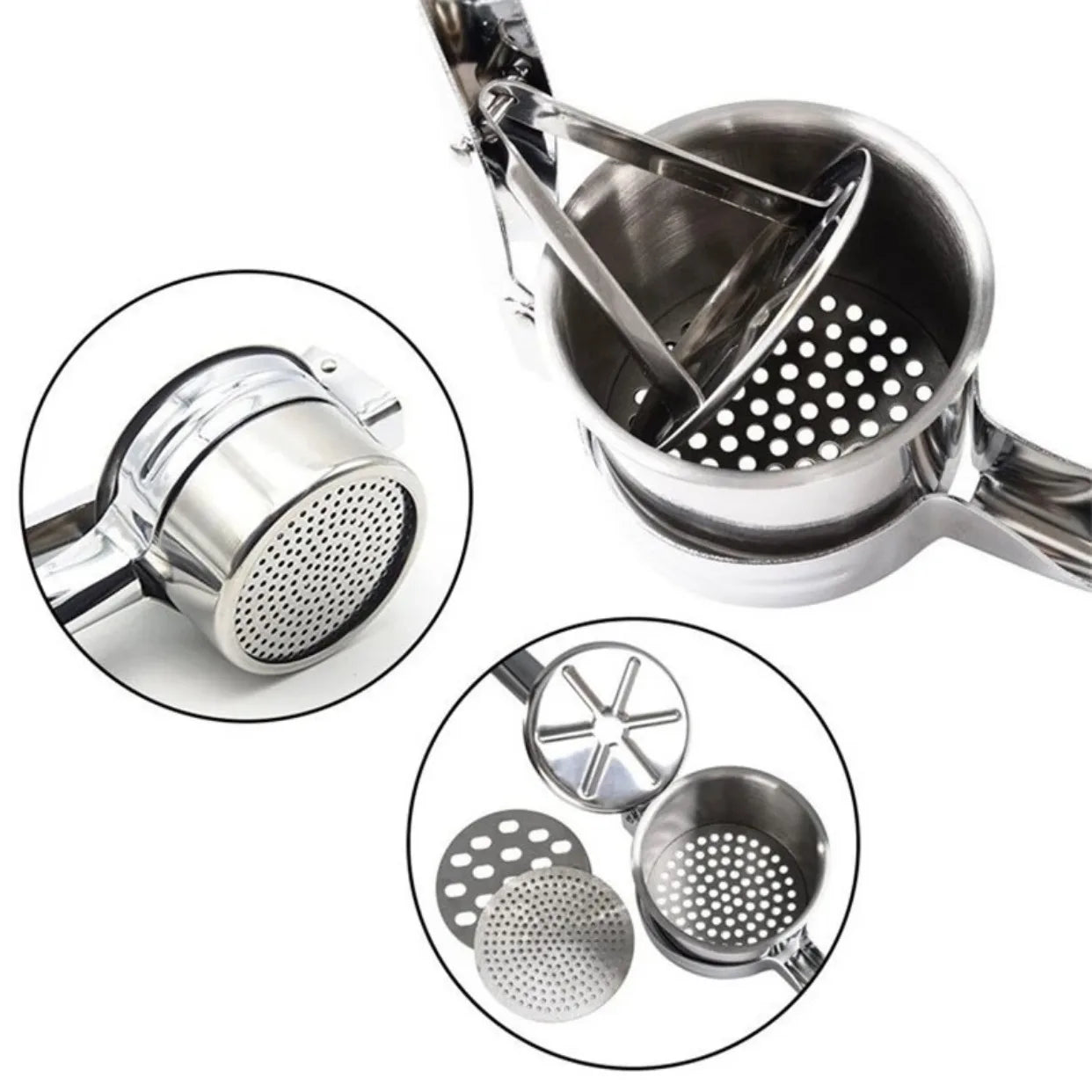 Kitchen vegetable masher with non-slip handle, manual fruit masher, vegetable masher, kitchen supplies, kitchen gadgets