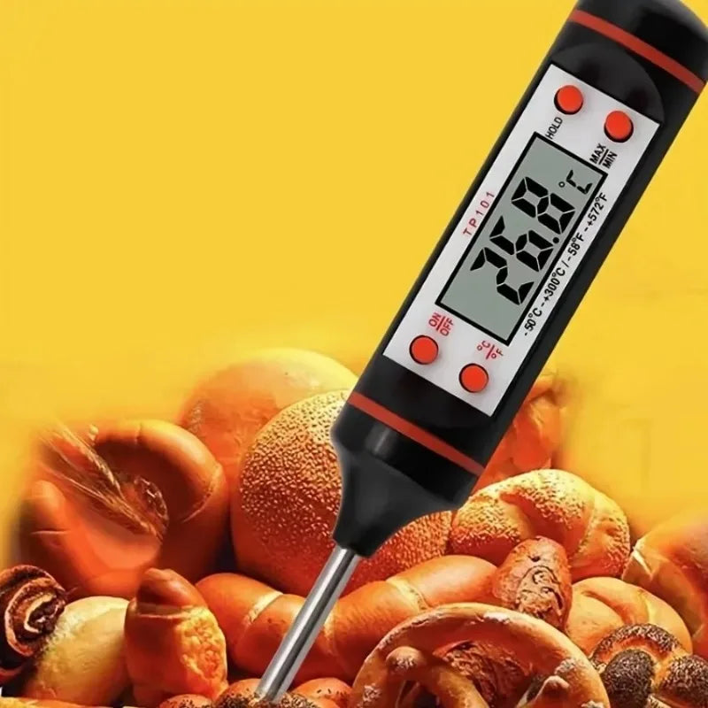 Digital thermometers - accurate kitchen oil and water thermometers for baking, grilling, etc. - an essential kitchen accessory